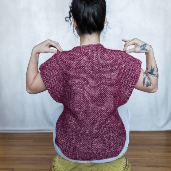 

Crossery - Vest i Strukturstrik
4