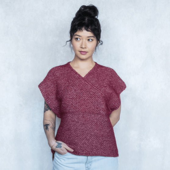 

Crossery - Vest i Strukturstrik
7