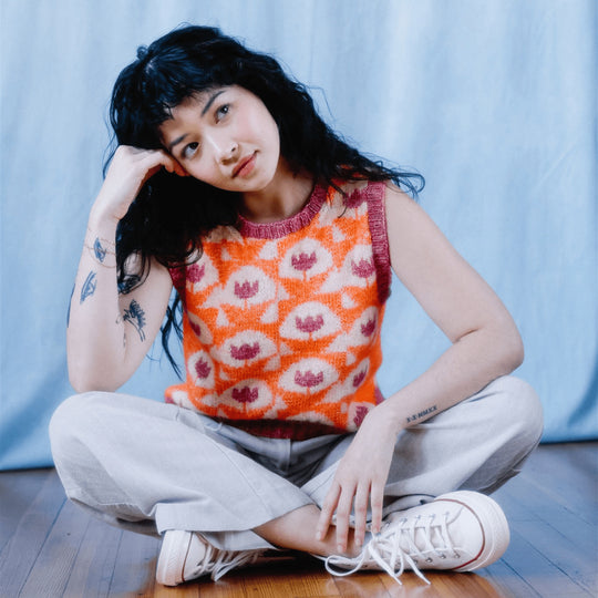 Quite Contrary - Vest i Flerfarvestrik