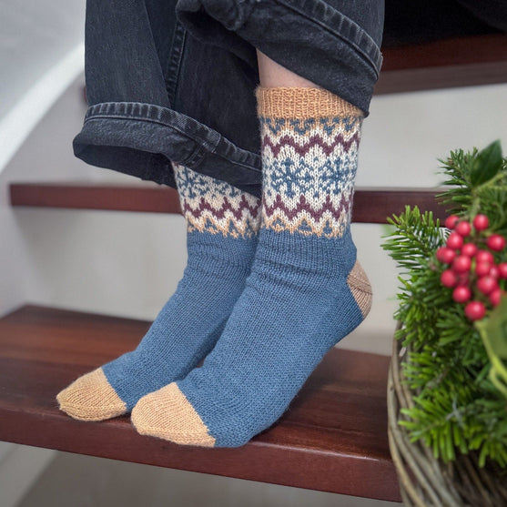 

3. søndag i advent - Strik - Frosty Feet - Strømper
3