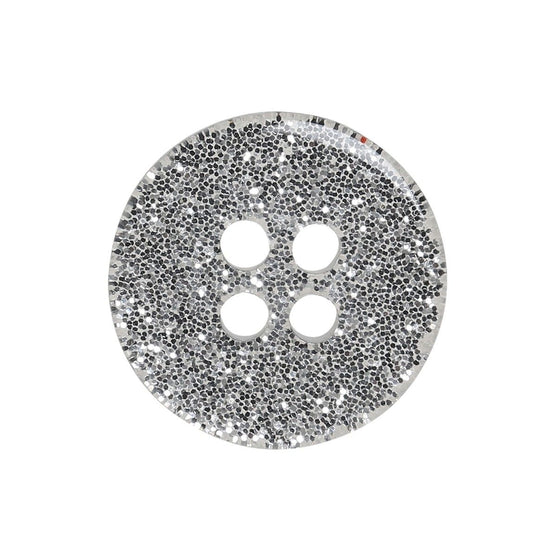 

Glitter Knapper - Sølv - Flere Størrelser - Go Handmade
2