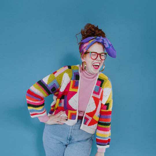 No Shades of Grey - Cardigan - Hækling