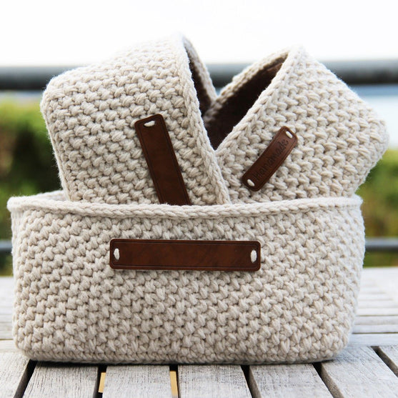 

Moss Stitch Kurve - Firkantede
5