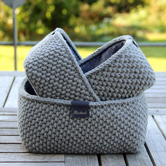 

Moss Stitch Kurve - Firkantede
1