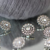 

Bling Knapper - Små Sten - Sølv - 4 stk. - Go Handmade
4