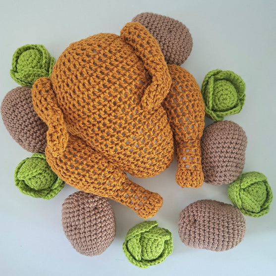 

Kylling med rosenkål og kartofler
1