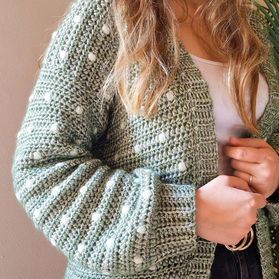 

Cotton Candy Dot - Cardigan
1