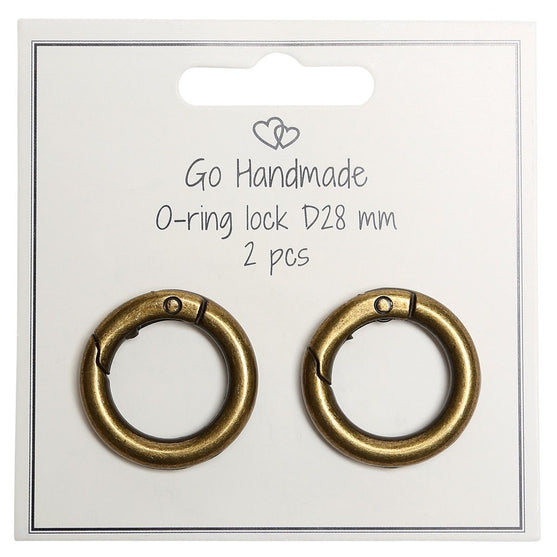 

Karabinhage - Rund - 28 mm - Go Handmade
1