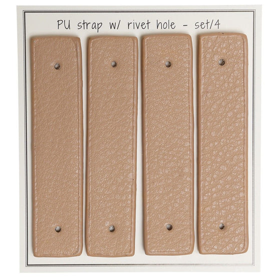 

Remme til kurve, 8,5 x 1,8 cm, 4 stk. - Go Handmade
1