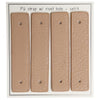 

Remme til kurve, 8,5 x 1,8 cm, 4 stk. - Go Handmade
1