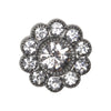 

Bling Knapper - Store Sten - Sølv - 4 stk. - Go Handmade
1