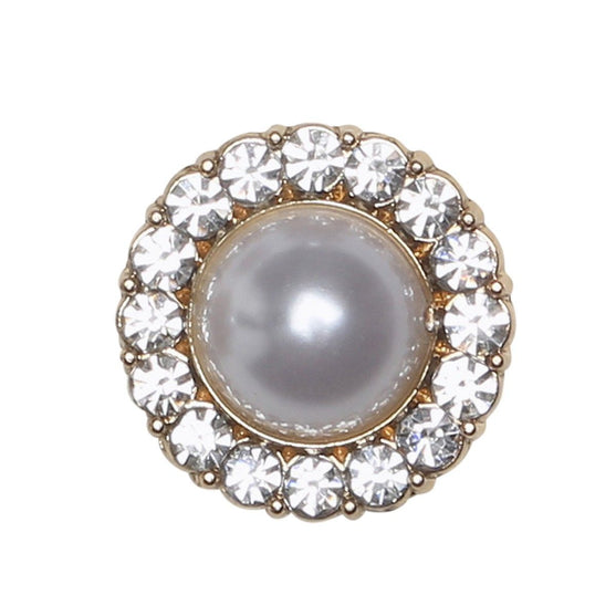 

Perleknapper m. sten - Guld - Flere Størrelser - Go Handmade
3