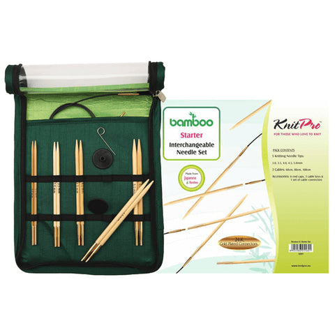 

Bamboo Udskiftelige Rundpindesæt - Begynder - KnitPro
1