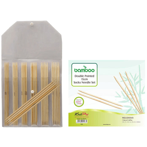Bamboo Strømpepindesæt - KnitPro