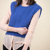 

Renee - Vest i perlestrik
2