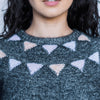 

Acute - Bluse i Flerfarvestrik
2