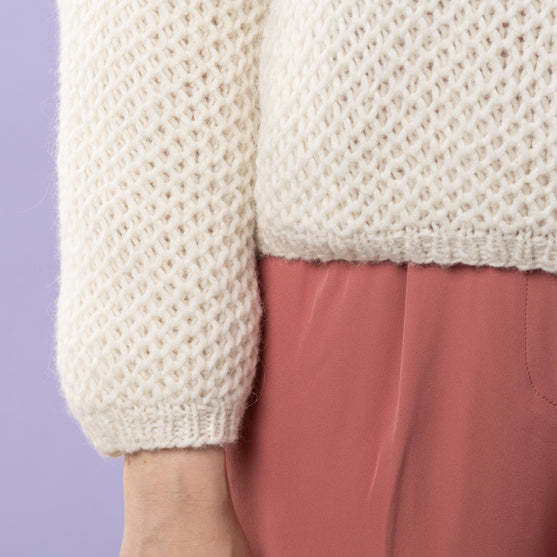 

Sif - Sweater i netpatent
3