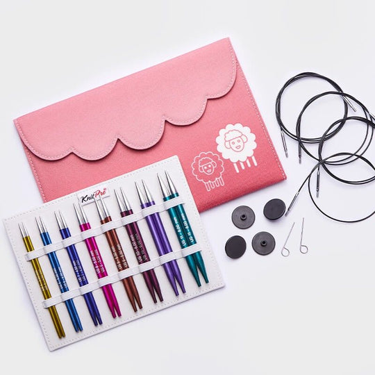 Zing Deluxe Udskifteligt Rundpindesæt - KnitPro