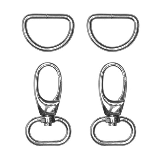 

Lobster lås med D-ringe - Go Handmade
1