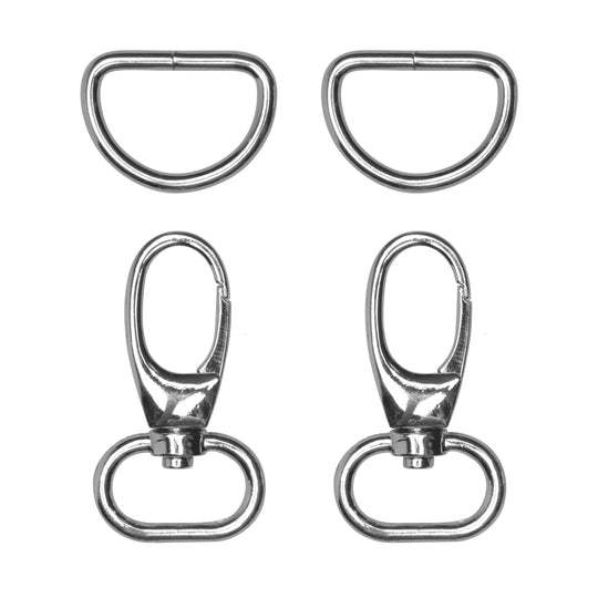 Lobster lås med D-ringe - Go Handmade