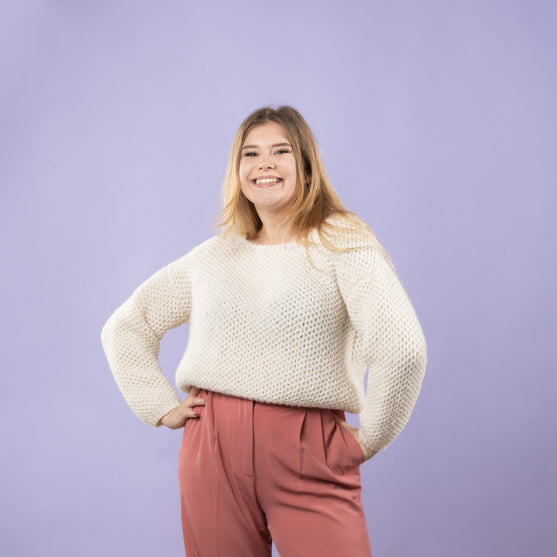 

Sif - Sweater i netpatent
6