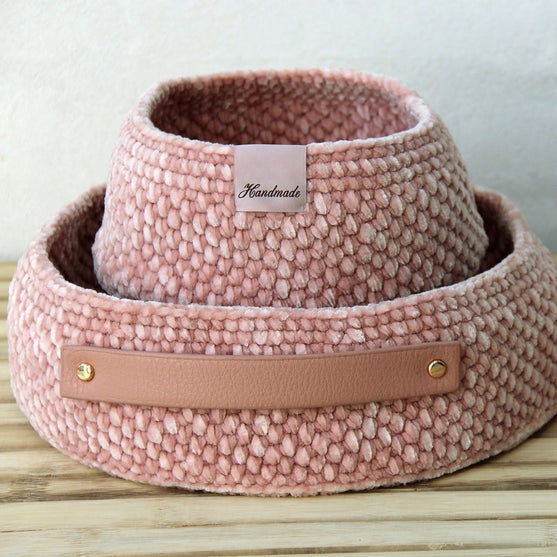 

Moss Stitch Kurve med PU læderbunde - universel
3