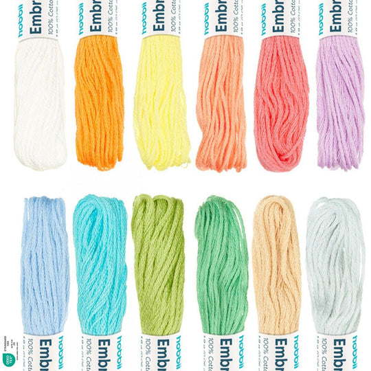 Embroidery Yarn Color Pack (Broderigarn) - Hobbii
