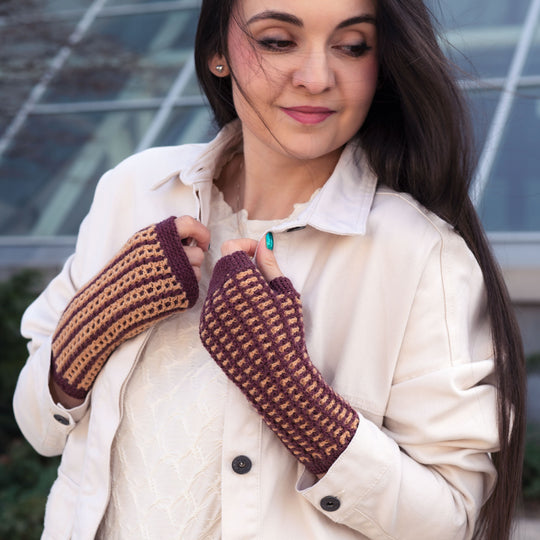 Kaleidoskope - Fingerløse vanter