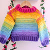 

Cosy Rainbow Jumper - Børnesweater
1