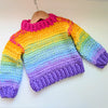

Cosy Rainbow Jumper - Børnesweater
2