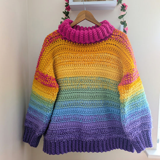 Cosy Rainbow Jumper