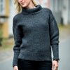 

1495 - Sweater med Brede Ribkanter
1