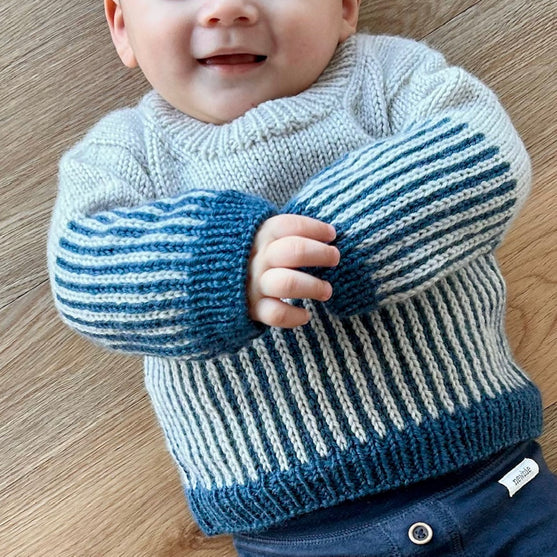

Easy Colour Mix Sweater Baby 
3