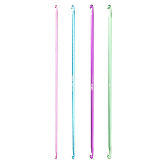 Alu Dobbelt Tunesisk Hæklenålesæt - 28 cm - Hobbii