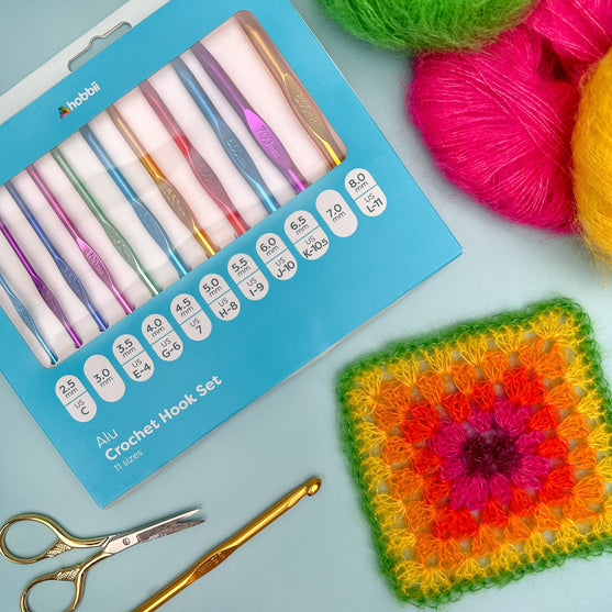 

Alu Hæklenålesæt - 11 størrelser - Hobbii
4