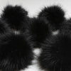 

Pompon m/knap, Sort - Go Handmade
2
