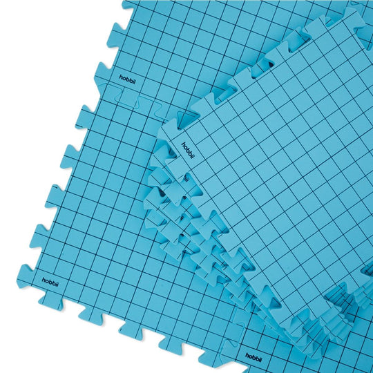 Blocking Måtter - Blå - Hobbii