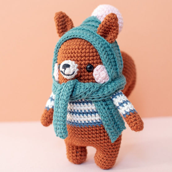 

Bruno Squirrel - Hæklekit
1