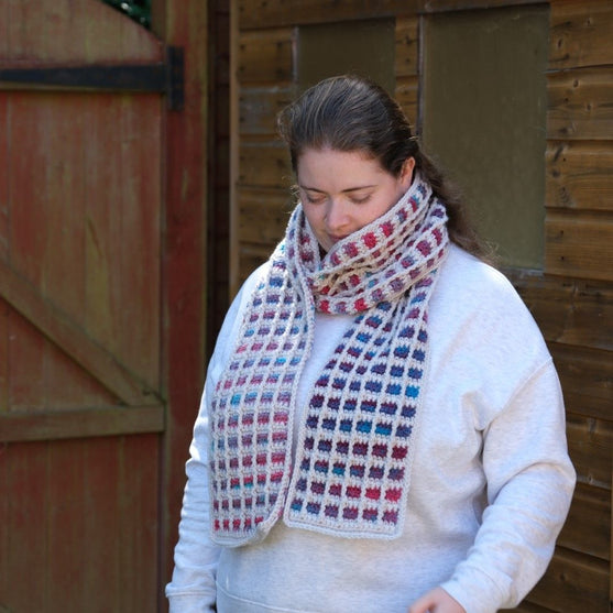 

Neon Grid - Halstørklæde
2