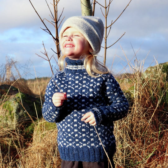 463-15 Islænder barnesweater