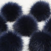 

Pompon m/knap, Mørk Blå - Go Handmade
2