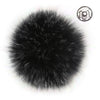 

Pompon m/knap, Mørk Grå - Go Handmade
1