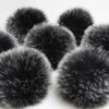 

Pompon m/knap, Mørk Grå - Go Handmade
2