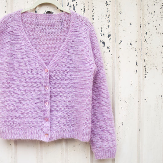 Essence - Cardigan med V-hals