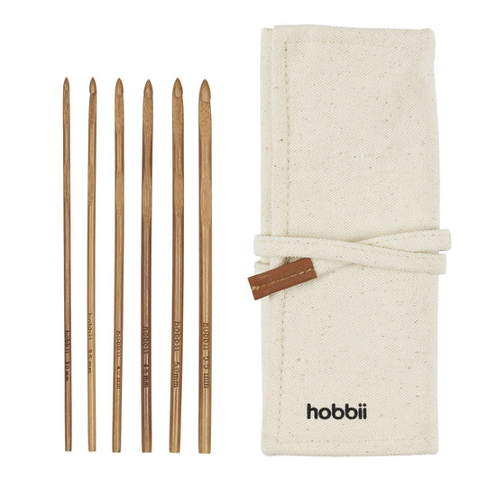 Bambus Hæklenålesæt - Hobbii