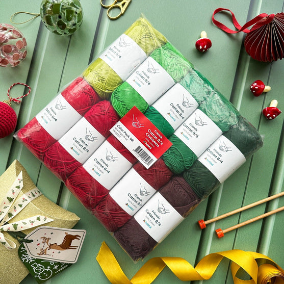 

Friends Cotton 8/4 Christmas Color Pack (Limited Edition) - Friends
2