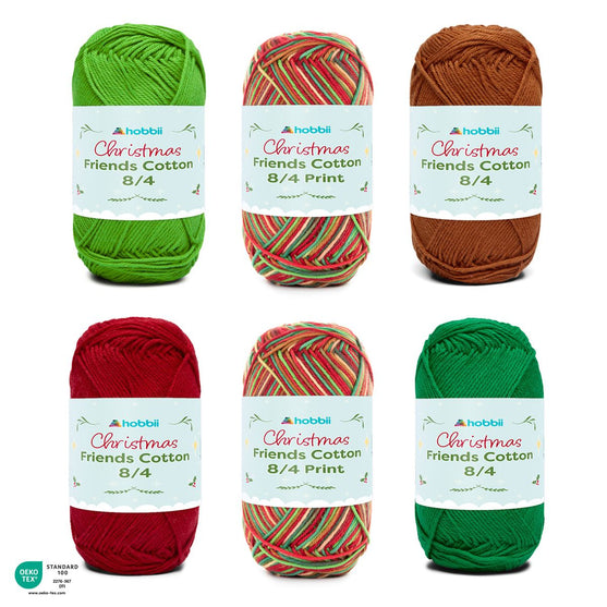 

Friends Cotton 8/4 Print Christmas Color Pack (Limited Edition) - Friends
1