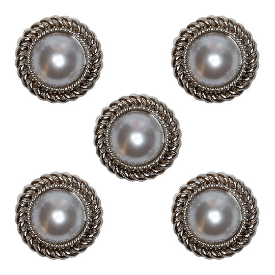 Perleknapper - 15 mm - 5 stk - Go Handmade