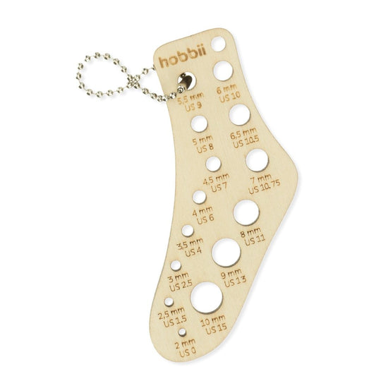 Strikkepindemåler Nøglering - Sok - Hobbii