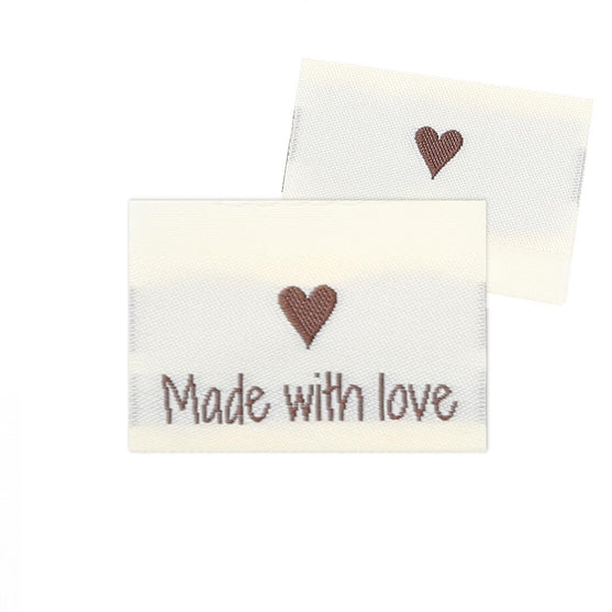 

10 Labels - Made with love - 3,5 cm - Go Handmade
1